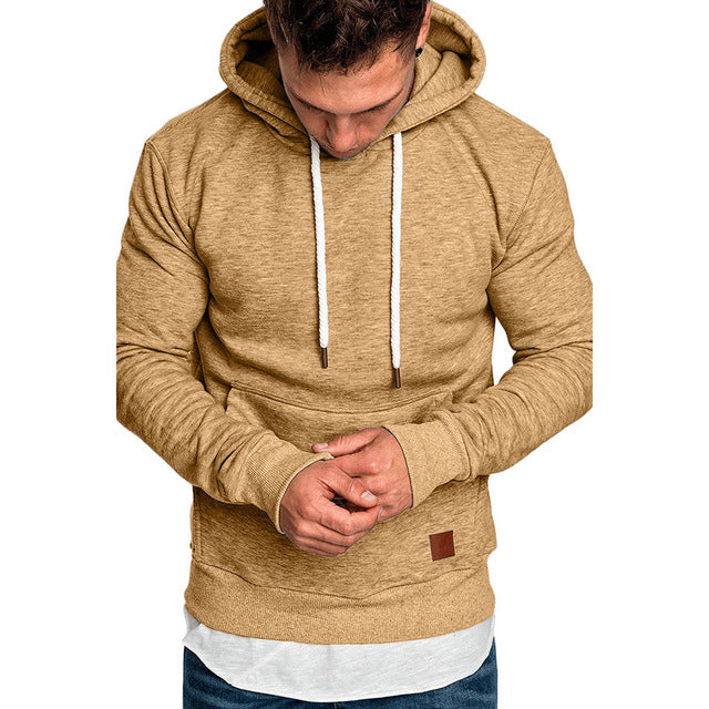 sweatshirt men NEW hoodies brand male long sleeve solid hoodie big size