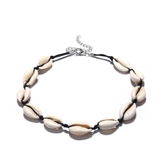 Bohemian Seashells Collar Choker Necklace