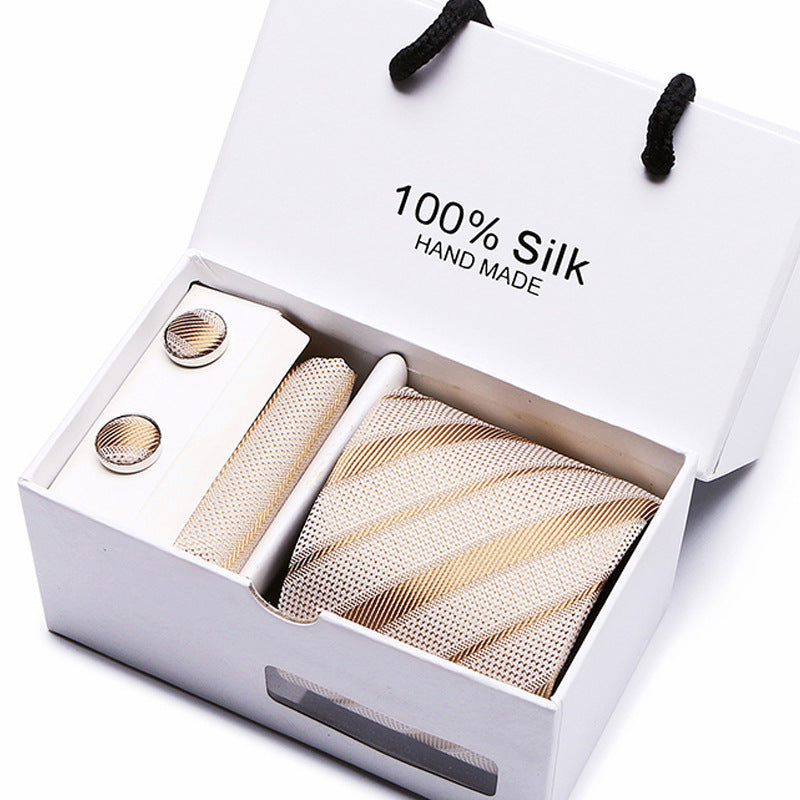 Men's Tie Spot Gift Box 5 Pcs Suit Group Tie Business Formal Wedding Tie