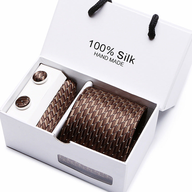 Men's Tie Spot Gift Box 5 Pcs Suit Group Tie Business Formal Wedding Tie