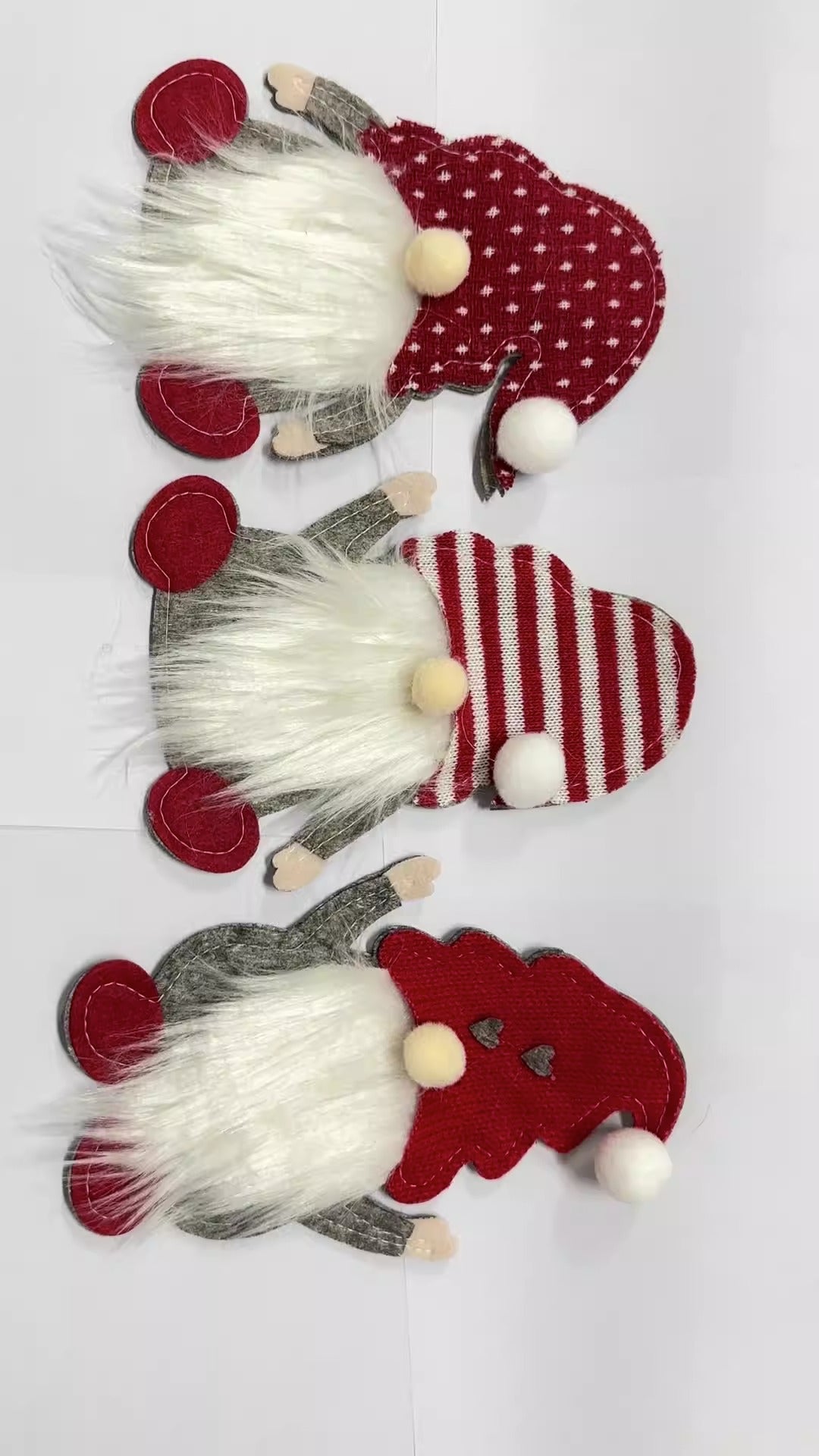New Christmas Decorative Products Dwarf Knife and Fork Set Faceless Old Man Knife and Fork Bag Rudolf Tableware Set