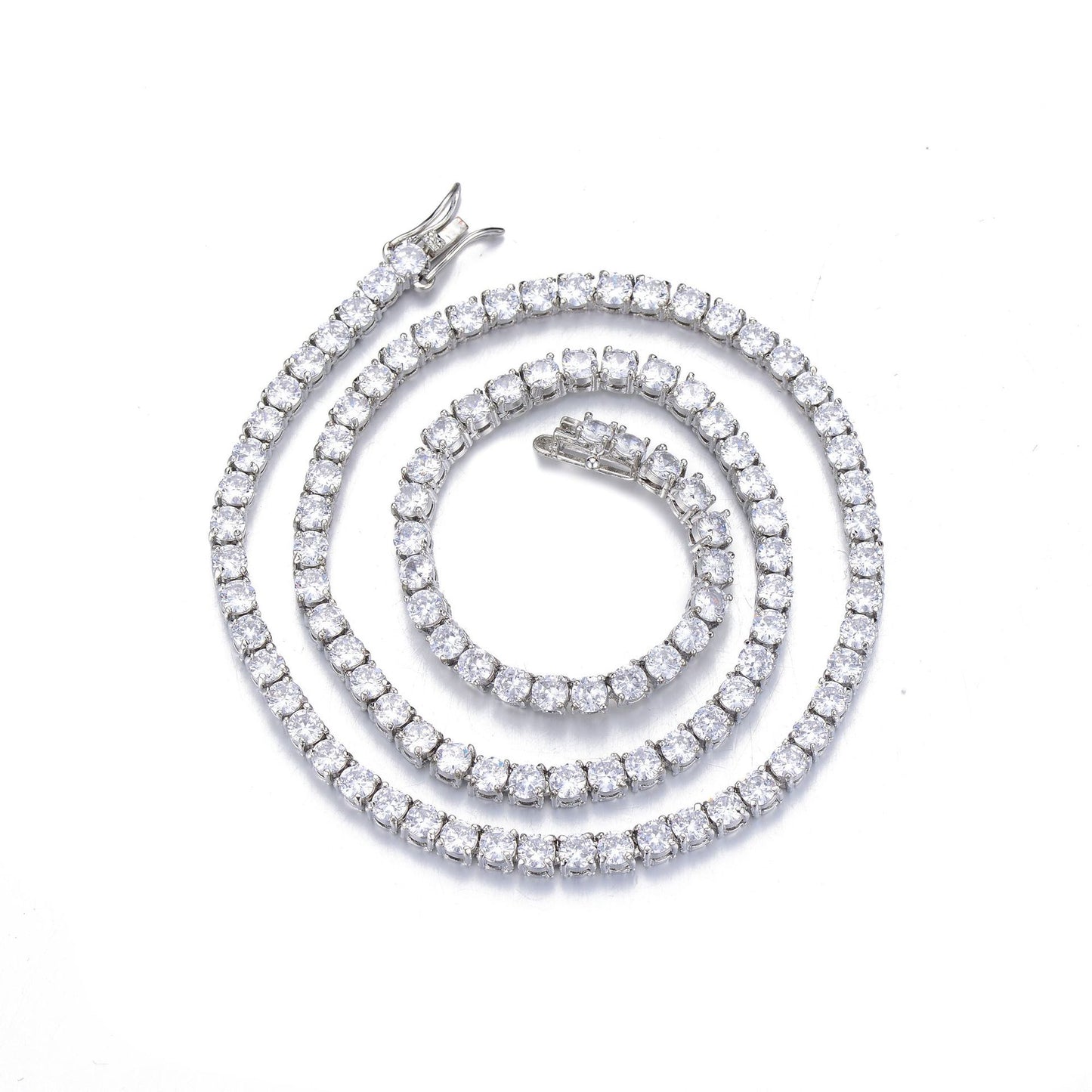 Fashion Cuban Chain Gold-Plated Zircon Jewelry Hiphop Street Hip Hop Accessories