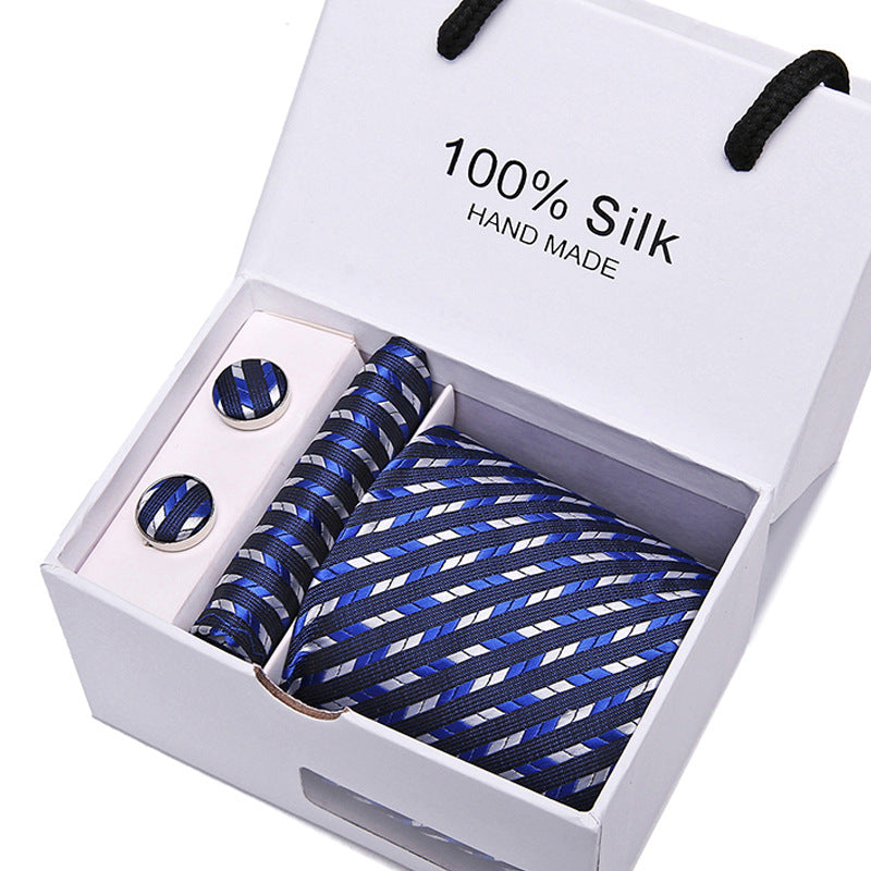 Men's Tie Spot Gift Box 5 Pcs Suit Group Tie Business Formal Wedding Tie