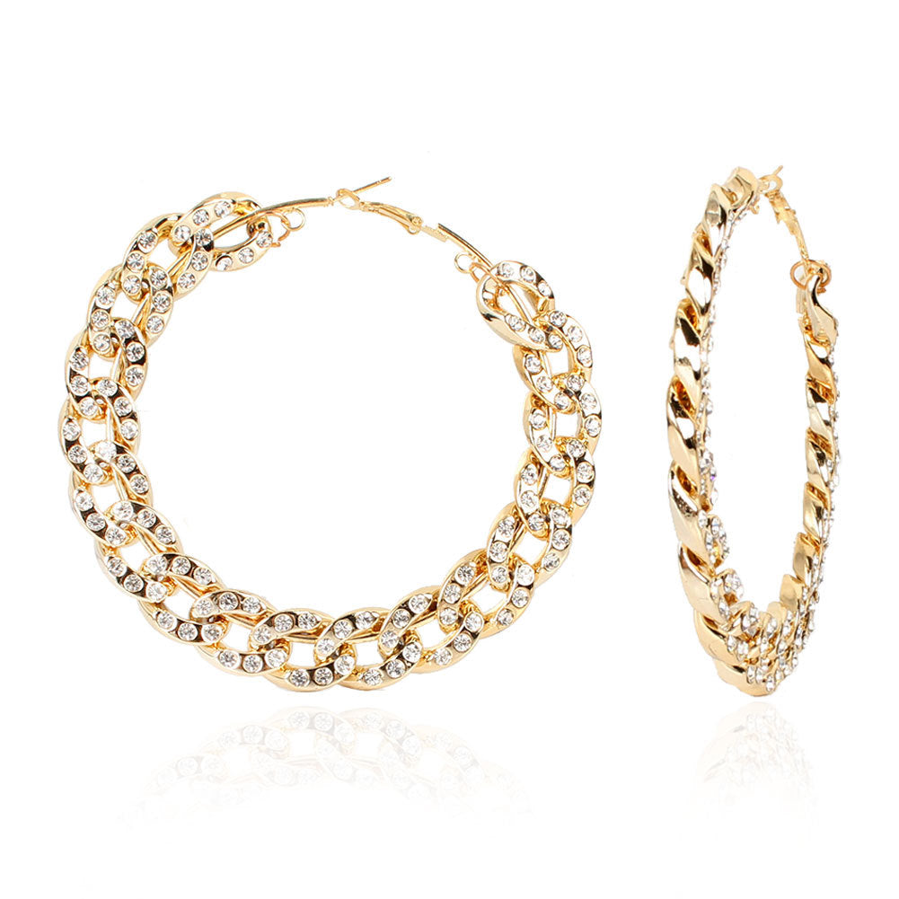 Vintage Style Alloy Hollow Hoop Earrings Hoop Earrings Hoop Earrings For Women