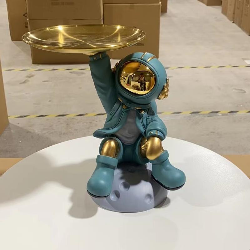 Nordic Creative Astronaut Living Room Wine Cabinet Decoration Living Room TV Cabinet Sofa Side Entrance Storage Home Decoration