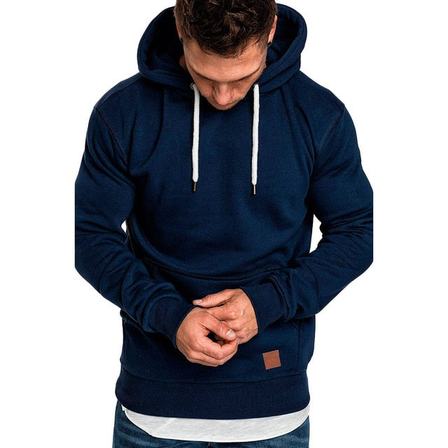 sweatshirt men NEW hoodies brand male long sleeve solid hoodie big size