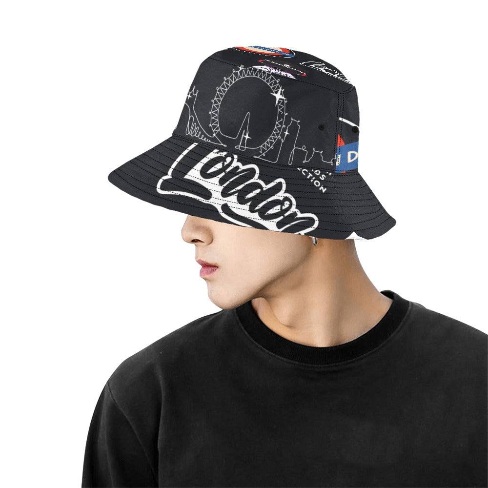 Faith2Faith Records London Men's All Over Print Bucket Hat