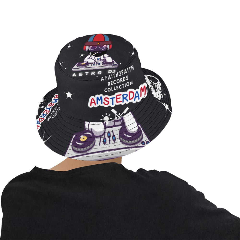 Faith2Faith Records Amsterdam Men's All Over Print Bucket Hat