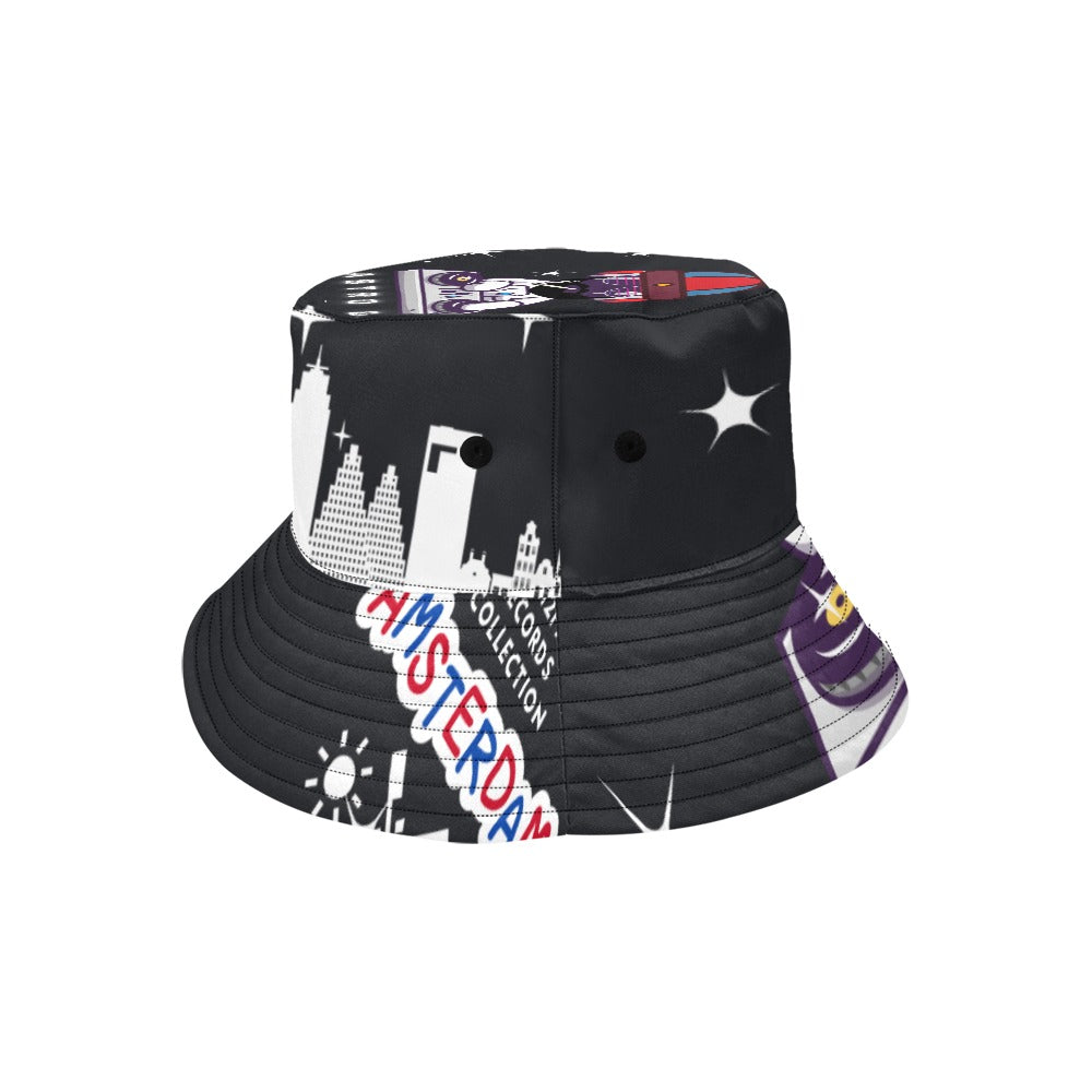 Faith2Faith Records Amsterdam Men's All Over Print Bucket Hat