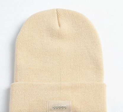 Men Warm Hats Beanie 5 LED Lighted Cap Beanie Knitted Caps Women's Hats