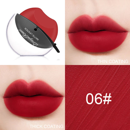 Sip Into Makeup Lazy Lip Lipstick Lipstick Is Not Easy To Fade Matte Makeup Effect Matte Lipstick Big Red Lipstick