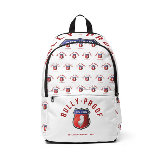 Bully-Proof NJ Unisex Fabric Backpack