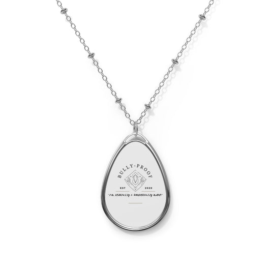 Bully-Proof Logo Oval Necklace