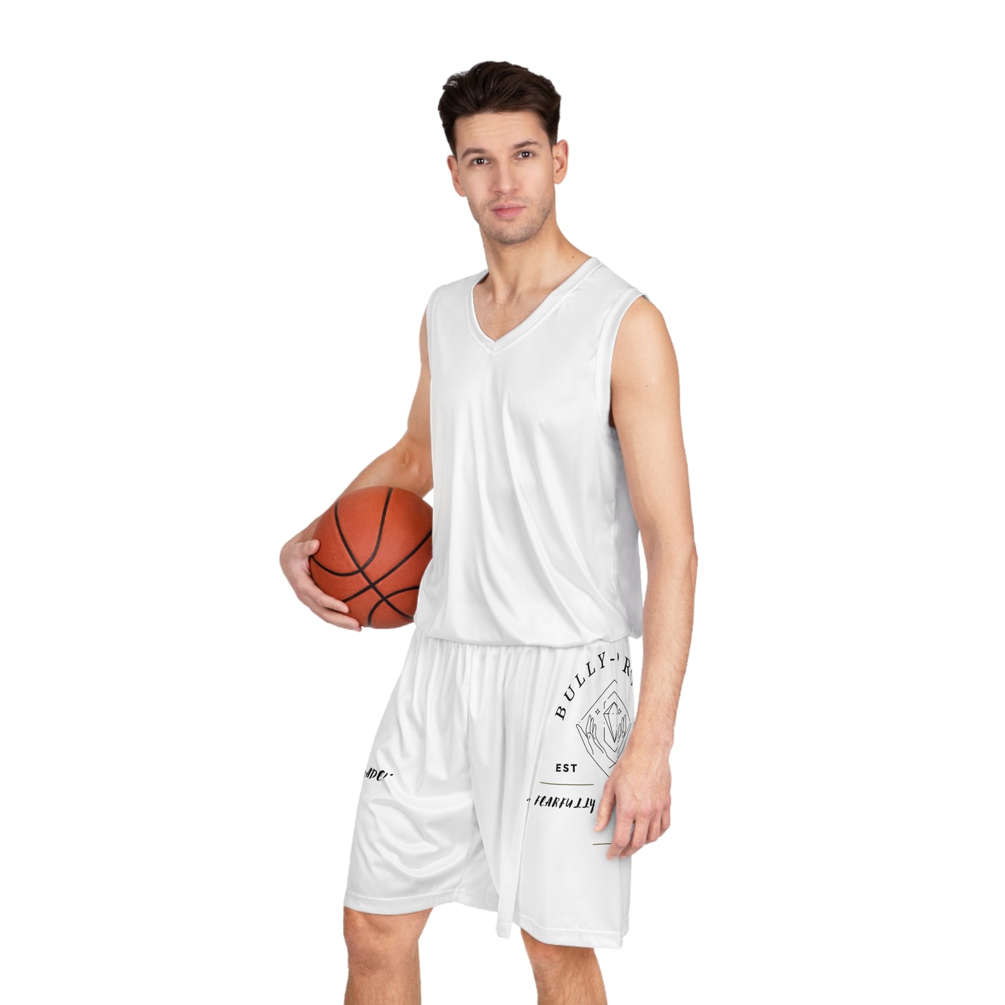 Bully-Proof Logo Basketball Shorts (AOP)