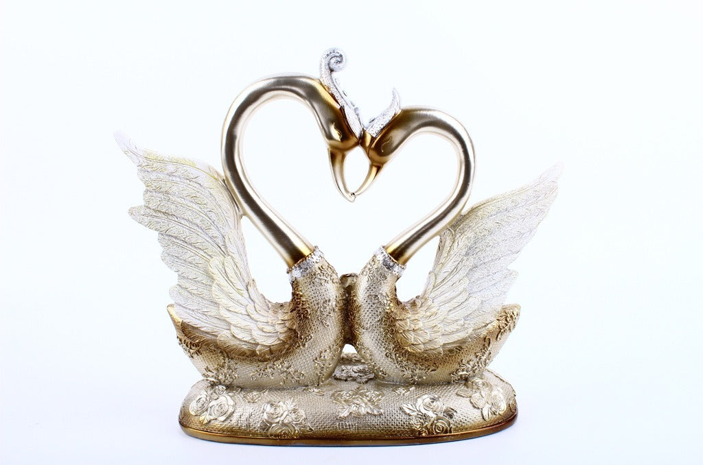 Decorations of European Romantic Couples, Swan Resin Crafts, Home, Living Room, Wine Cabinet, Decoration