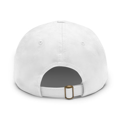 Bully-Proof Strength Dad Hat with Leather Patch (Rectangle)