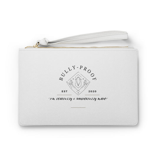 Bully-Proof Logo Clutch Bag