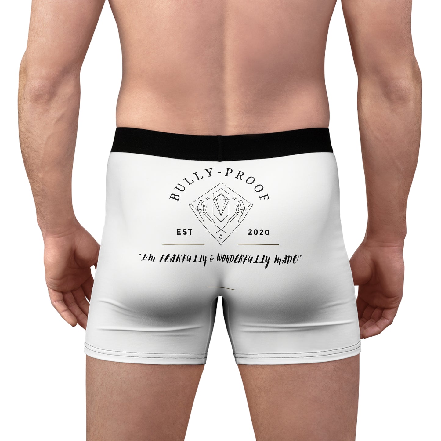 Bully-Proof Logo Men's Boxer Briefs (AOP)