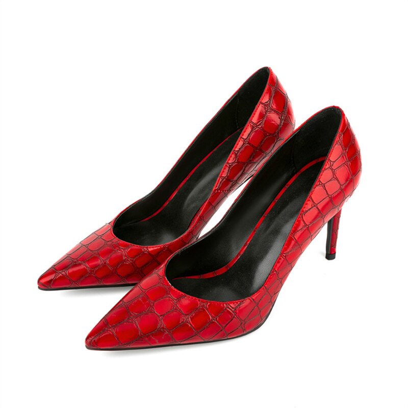 processing time:7-10 days after placing orders--Spring and Summer  New Pointy Thin High-heeled Shoes Elegant Sexy Plaid Shallow Mouth Single Shoes Banquet Show Work Shoes
