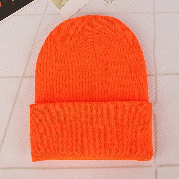 Winter Hats for Woman New Beanies Knitted Solid Cute Hat Girls Autumn Female Beanie Caps Warmer Bonnet Ladies Casual Cap