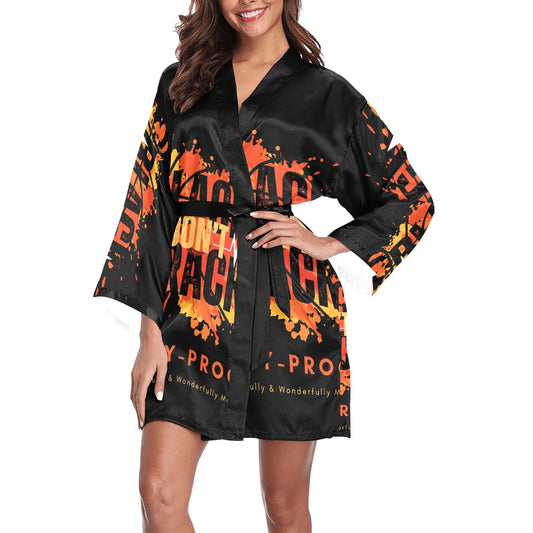 Bully-Proof Women's Long Sleeve Kimono Robe