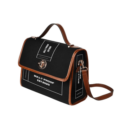 Bully-Proof Waterproof Canvas Bag-Brown (All Over Print) (1641)