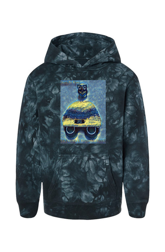 Bully-Proof Youth Black Tie Dye Hoodie