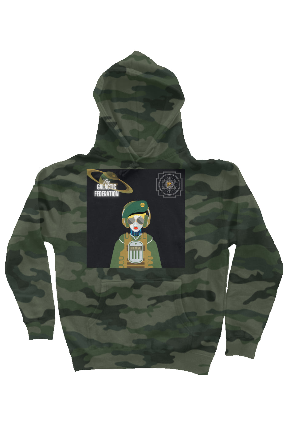 Bully-Proof NFT US Army Camo Independent Heavyweight Hoodie