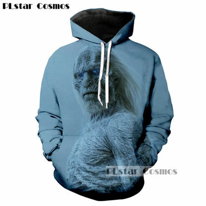 PLstar Cosmos Popular TV Game of Thrones Jon Snow Stark 3D Print Men/Women Hoodies
