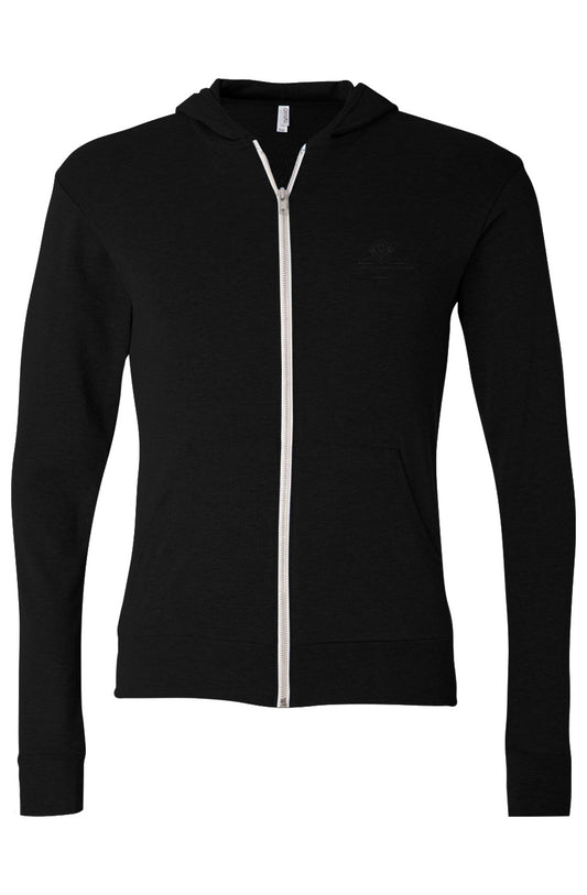 Bully-Proof Triblend Full-Zip Lightweight Hoodie