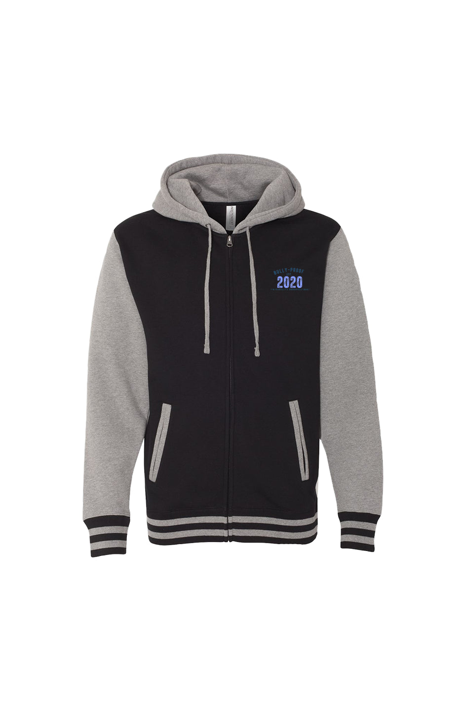 Bully-Proof UNISEX HEAVYWEIGHT VARSITY ZIP HOOD