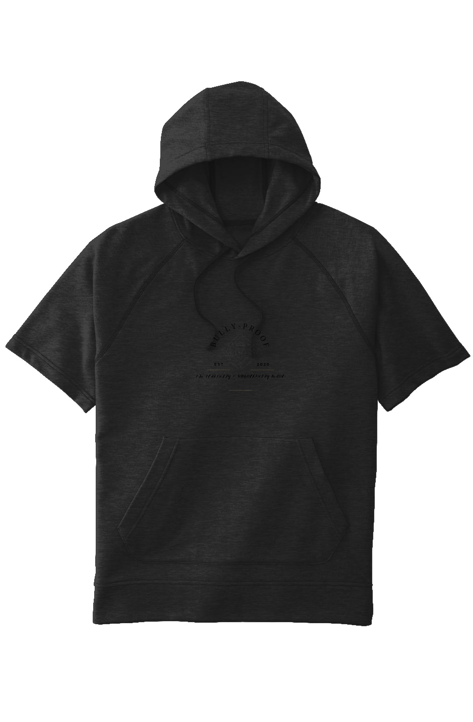 Bully-Proof Tri-Blend Fleece  S/S Hooded Pullover