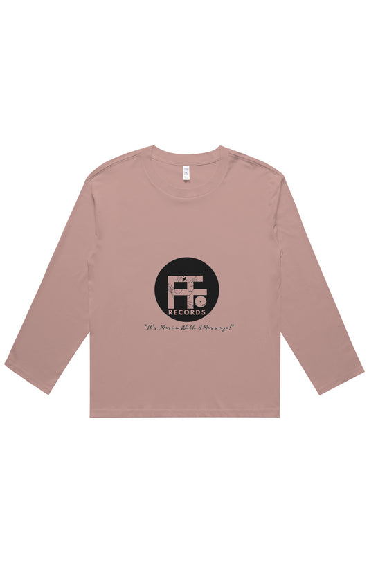 Faith2Faith Records women’s martina long sleeve tee