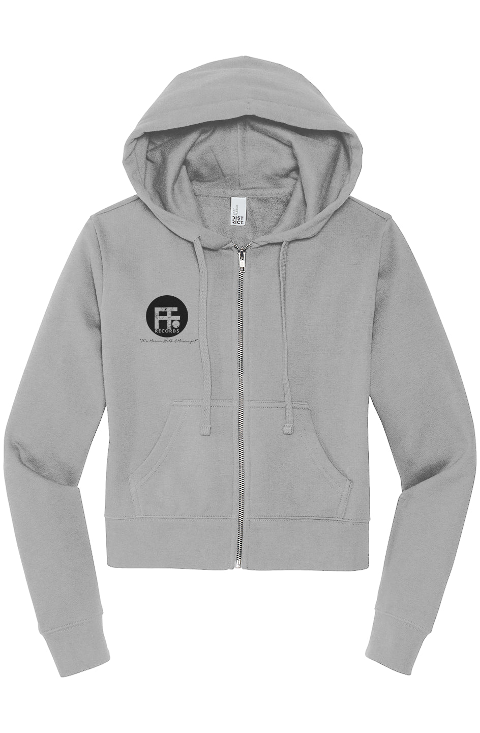 Faith2Faith Records District Womens Zip Hoodie