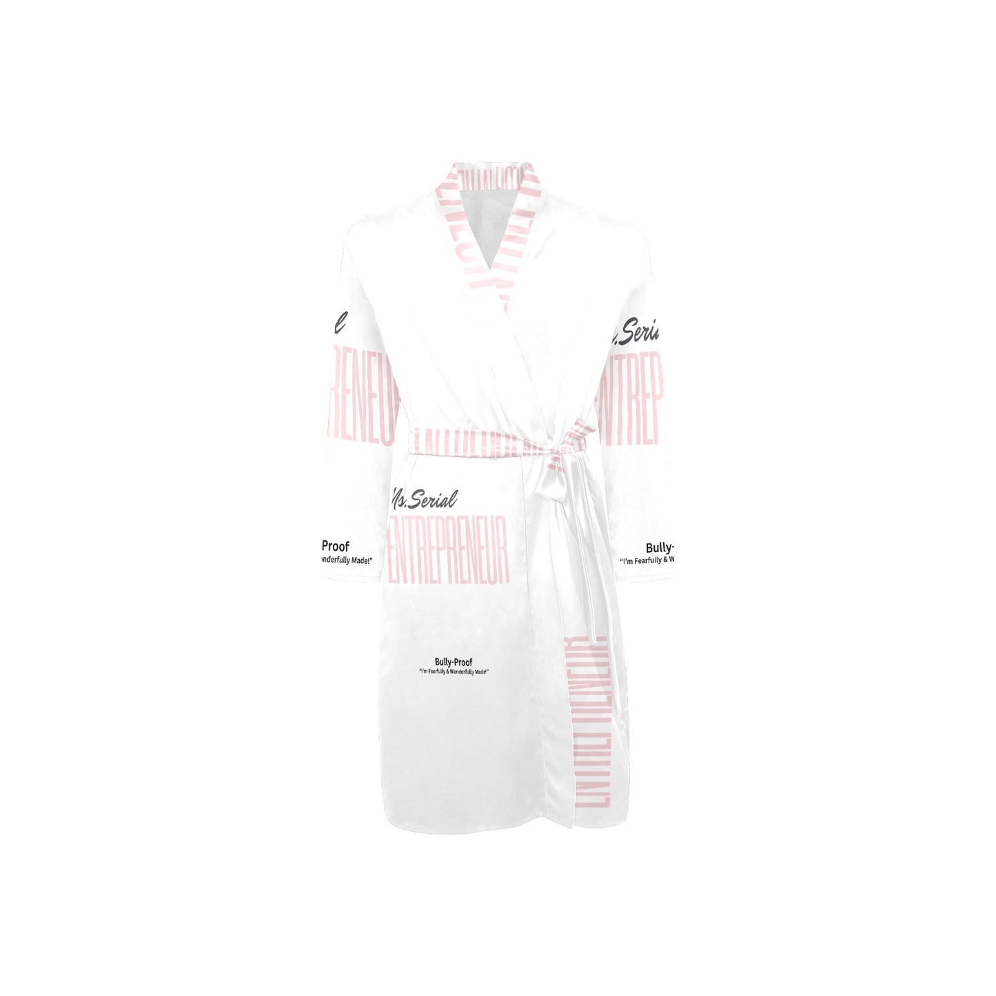 Bully-Proof Women's Long Sleeve Belted Night Robe (H56)