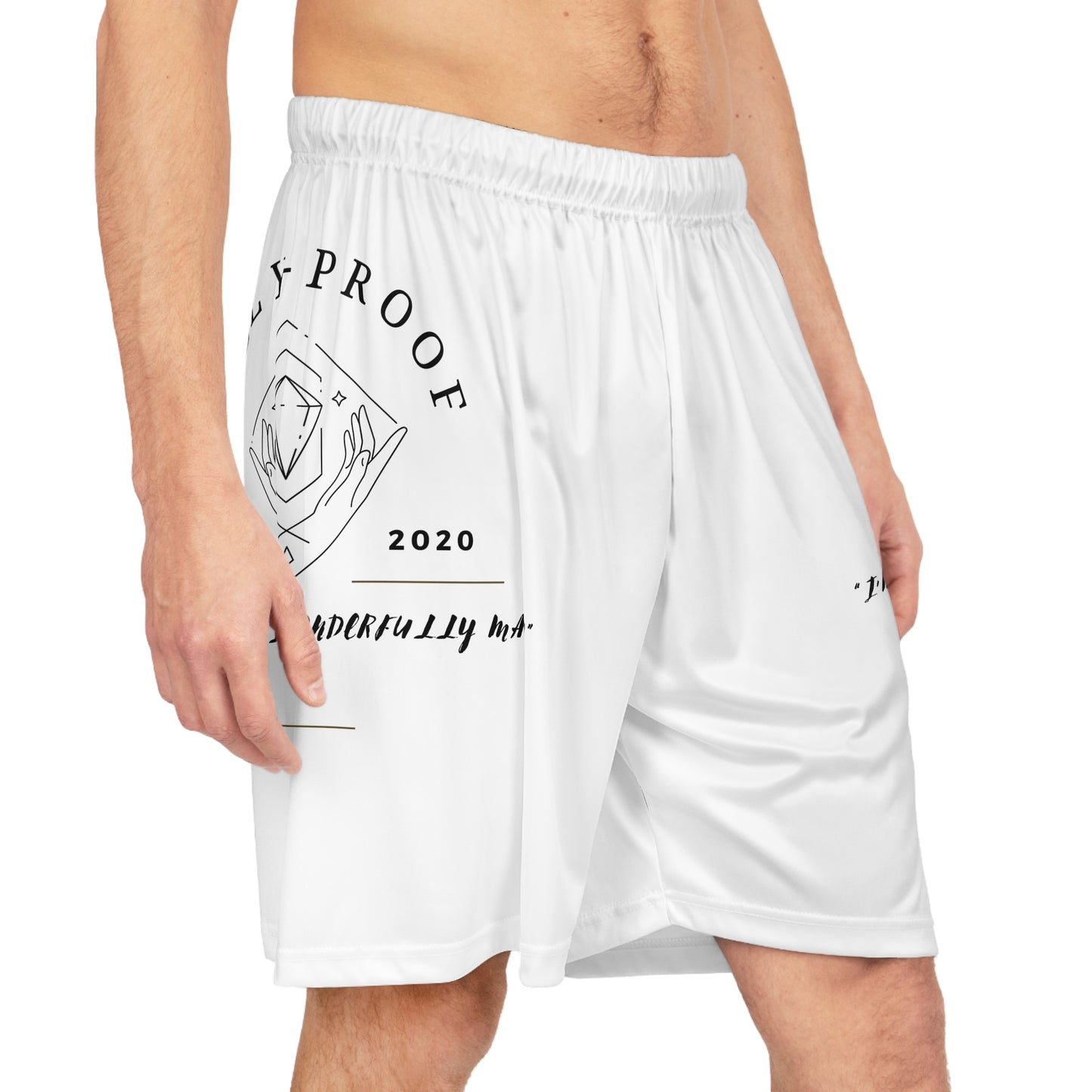 Bully-Proof Logo Basketball Shorts (AOP)