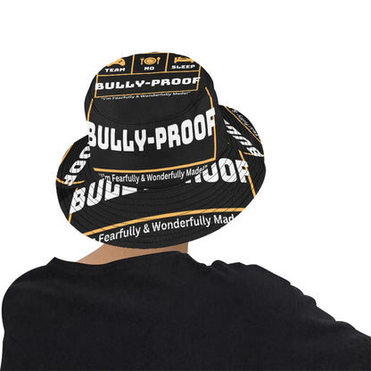 Bully-Proof Team No Sleep: Men's All Over Print Bucket Hat