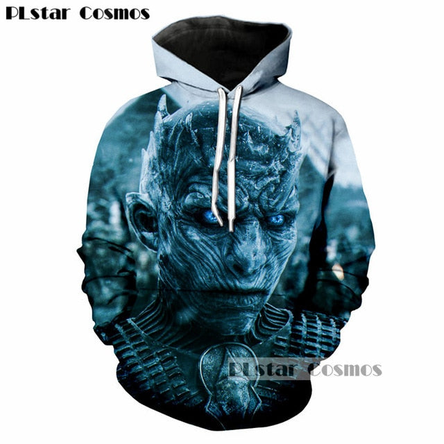 PLstar Cosmos Popular TV Game of Thrones Jon Snow Stark 3D Print Men/Women Hoodies