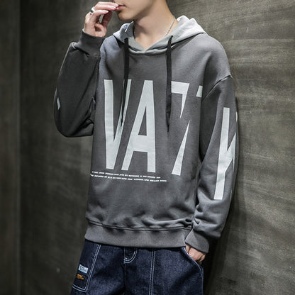 Men's Pullover Loose Hoodie Fall Fashion Brand Pullover Print Fashion Men's Coat Top