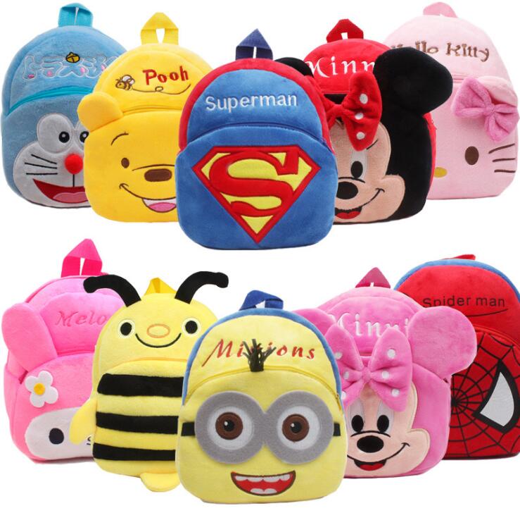 Children School Backpack Cartoon Rainbow Baby Girls Kindergarten Kids School Bags