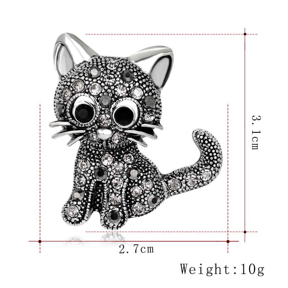 Vintage Cat Pin Brooches