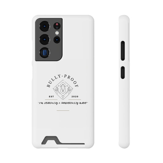 Bully-Proof Logo Phone Case With Card Holder