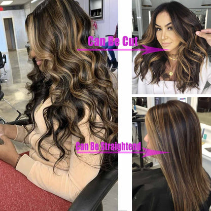 European and American Small Lace Wig Headsets with Intermediate Color Small Lace Center Split Large Wavy Long Curly Wigs