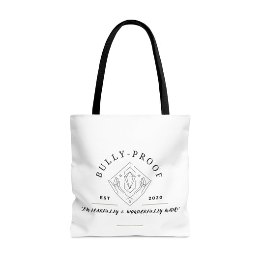 Bully-Proof Logo Tote Bag (AOP)