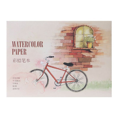 New 12 Sheet A5/A6 Watercolor Sketchbook Paper for Drawing Painting Color Pencil Book School Art Supplies High Quality