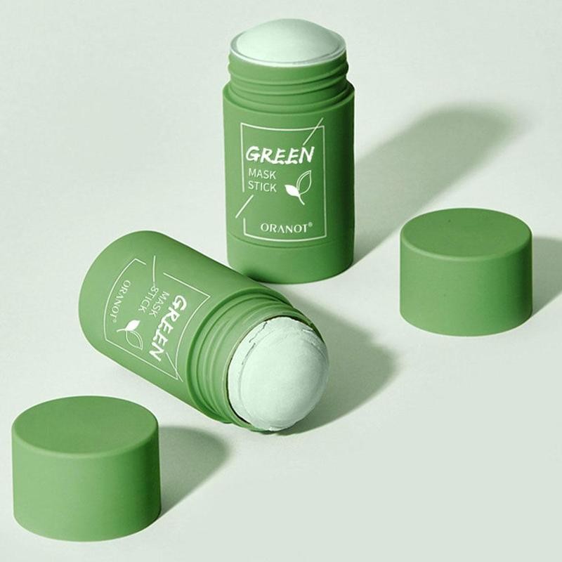 Cleansing Green Stick Green Tea Stick Mask Purifying Clay Stick Mask Oil Control Anti-acne Eggplant Skin Care Whitening