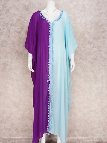 Spring And Summer New Women's Clothing Middle East Tassel Tassels Dress Muslim Robe Long Skirt