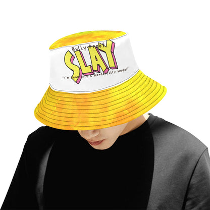 Bully-Proof Da Nerd Kat Slay Unisex Summer Bucket Hat