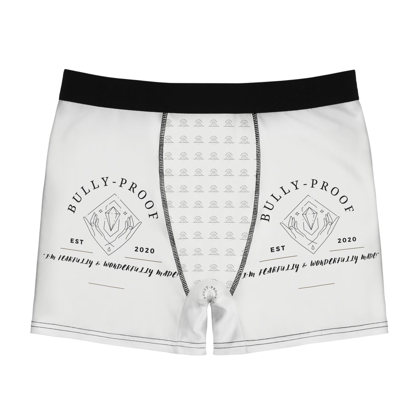 Bully-Proof Logo Men's Boxer Briefs (AOP)