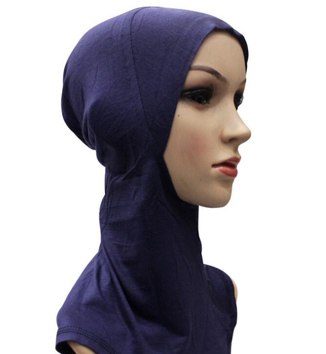 Soft Muslim Full Cover Inner Women's Hijab Cap Islamic Underscarf Neck Head Bonnet Hat